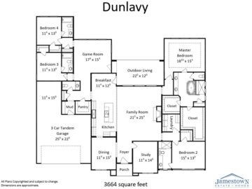 Dunlavy floor plan