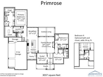 Primrose floor plan