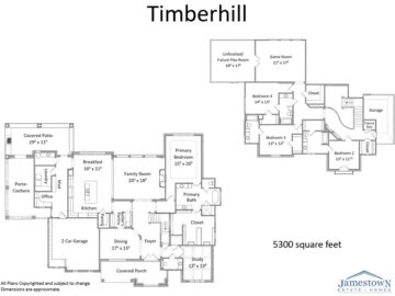 Timberhill floor plan